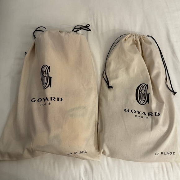 NWT RARE❤️GOYARD x EDEN ROCK❤️Limited Edition Belherra Goyardine Tote Towel Set - Picture 4 of 12